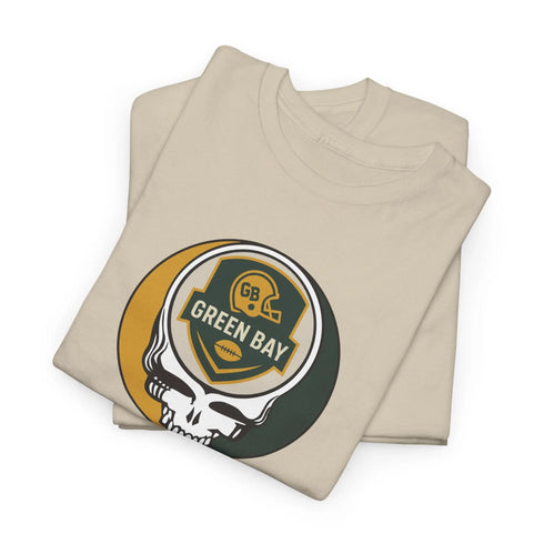 Grateful Dead - Green Bay Packers Stealie Grateful Dead Steal Your Face T-Shirt - NFL - StealieShop